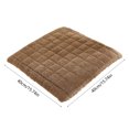 thumbnail image 3 of Tyidzon Seat Cushion 15.7 x 15.7 Inch Thicken Soft Chair Cushions for Dining Chairs, Kitchen Decor or Office Use Chair Cushion Coffee, 3 of 6