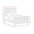 thumbnail image 5 of Picket House Furnishings Keely Full Panel 5PC Bedroom Set in White, 5 of 10
