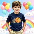 thumbnail image 2 of JAJAHO Boys Graphic Tees Basketball Printed Short Sleeve Crew Neck Loose Fit T Shirt For Kids 2-13Y, 2 of 4