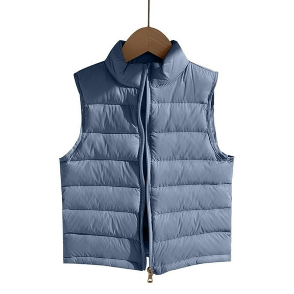 Puffer Vest Sleeveless Jacket Lightweight Outerwear Jackets & Vests Kids Kids Winter Clothes Girls Clothes 7-8 Years