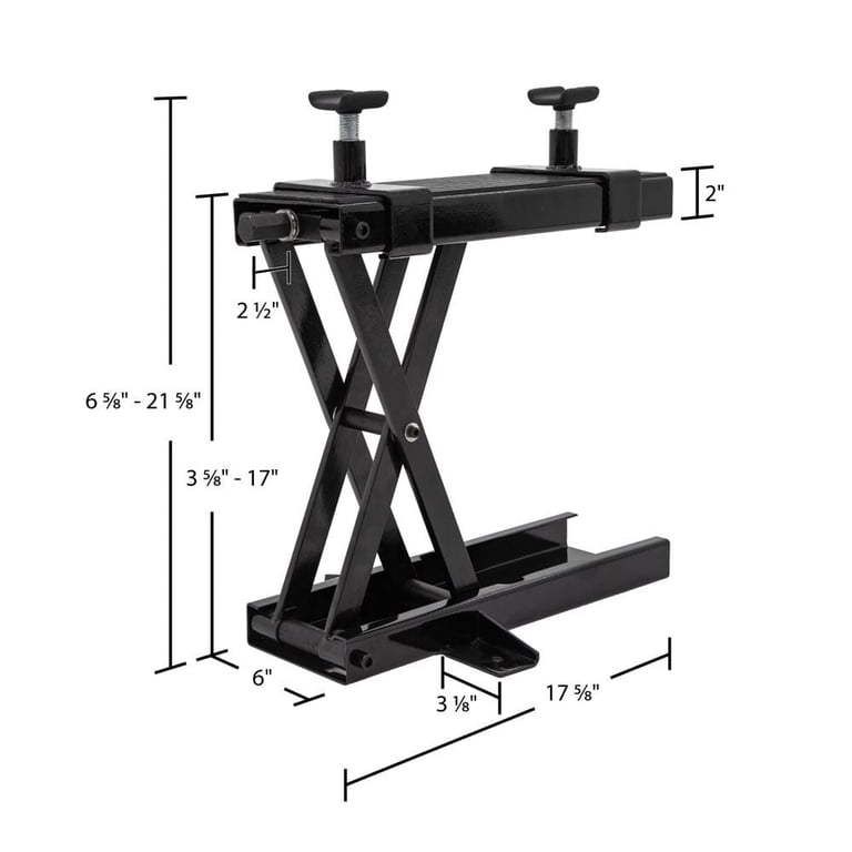 Black Widow, Motorcycle Jack, Steel, 1100 lb Capacity, 17.75 in L