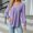 Purple, variant on Womens Lightweight Long Sleeve Tee Shirts Solid Color Casual Square Neck Pleated Sweatshirt Basic Tunic Tops Loose Fit Pullover Blouse