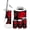 Color 4, variant on Bathroom Accessory Set 6 Piece Gothic Castle Under Red Moon Candles Dark Landscape Trash can, Toothbrush Holder, Toothbrush Cup, Soap Dispenser, Soap Dish, Toilet Brush Holder