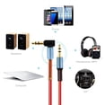 thumbnail image 3 of Universal Metallic Angled Auxiliary 3.5mm Audio Stereo Cable, 3 of 4