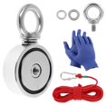 thumbnail image 1 of Strong Magnets Fishing Kit Retrieval Magnet Neodymium Magnets with 10m Durable Rope 120kg-300kg Double Sided Powerful Magnets for Fishing and Magnetic Recovery Salvage, 1 of 6