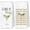2pcs-i Like Dirty, variant on Dirty Martini Kitchen Towels Set of 2 Gifts for Martini Lovers Dish Tea Bar Towel for Kitchen Bar Cart Decor, Cocktail Themed Gifts Decorative Hand Towels, 16x24 Inches