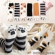 thumbnail image 2 of 1Pcs Calcetines de invierno para mujer con garras de gato, cálidos, suaves y esponjosos, zapatillas informales, calcetines de suelo, 2 of 4