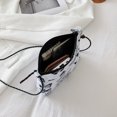 thumbnail image 3 of Moda mujer impresión bandolera bandolera bolsos casuales (mariposa), 3 of 9