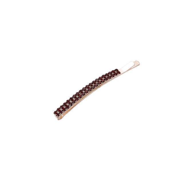 Sonducket Rhinestone Crystal Mano de obra exquisita Diseño simple brillante Horquillas Barrette Peinado AdornosRegalo maravilloso Ropa, zapatos y accesorios Miscelánea rojo oscuro Sonducket AP009624-08B
