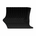 thumbnail image 1 of Chaussettes pour Femmes en Coton Uni Riche / 12 Paires / Sock Snob / Chaussettes Fines Colorées Mi-Mollet, 1 of 2