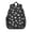 Alien and UFO-2, variant on Alien Head and UFO Deep Black Pattern Backpack for School, Cute School Bag with Adjustable Shoulder Straps and Padded Back, 15"x11.42"x5.5"