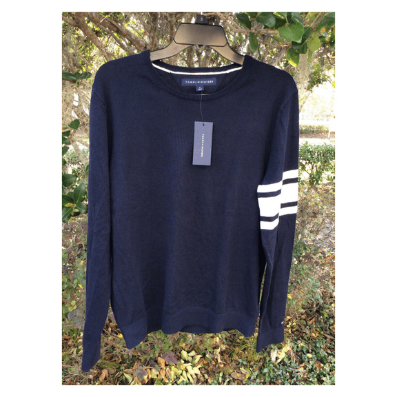 $79.99 Tommy Hilfiger Men's Cotton Crew Neck Sweater Med