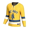 thumbnail image 2 of Youth GameDay Greats Gold North Carolina A&T Aggies Lightweight Hockey Fashion Jersey, 2 of 3