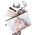 thumbnail image 4 of Cosmetic Bag Cartoon Printing Polyester Makeup Bag Toiletry Bag Cosmetic Pouch, 4 of 5