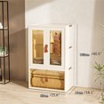 thumbnail image 1 of Armoire Pliable Simple Garde-Robe Portable Placard Vêtements Cabinet Chambre Nursery Armoire Installation Rapide Sans Outils Commode Rangement Cabinet, 1 of 2