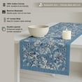 thumbnail image 4 of Vargottam Premium Cotton Table Runner - Lightweight Double Layer - Border Design - Machine Washable Farmhouse Table Decor - Floral, 4 of 6