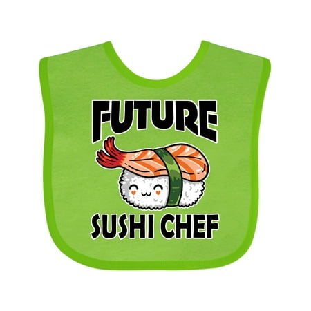 

Inktastic Future Sushi Chef Baby Clothes Gift Baby Boy or Baby Girl Bib