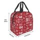 thumbnail image 3 of Easygdp Ho Funny Christmas Bolsa Térmica Premium - Tela Oxford Impermeable, Gran Capacidad, Bolsillo Frontal, Unisex para Trabajo, Escuela, Actividades al Aire Libre y Picnics, 3 of 8