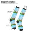 thumbnail image 2 of Logiee Happy Easter Print Gift Stocking Stuffers,Adult Stockings,Novelty Socks,Funny Socks Birthday Running Walking Sleeping, 2 of 6