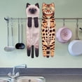 thumbnail image 6 of Themed Funny Hand Towels for Bathroom Kitchen - Cute Decorative Cat Towel Hanging Terry Cloth Face Towels Absorption - Mothers Day Christmas House Warming Birthday Gifts for Women Cat Lovers, 6 of 8