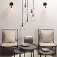 thumbnail image 2 of J&D Designs Hudson 12" Transitional Metal Wall Sconce in Black and Clear, 2 of 5