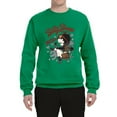 thumbnail image 2 of Wild Bobby, Biker Betty Boop Wild One MC Motorcycle Betty Boop Unisex Crewneck Sweatshirt, Kelly, Large, 2 of 5
