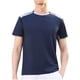thumbnail image 2 of pstuiky camisetas de hombre, Blusa deportiva informal de color liso con cuello redondo y manga corta elástica para hombre camisas casuales para hombre xxxl, 2 of 6