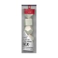 thumbnail image 2 of White Blank Dice with No Pips 16mm (5/8in) Set of 6 Chessex, 2 of 2