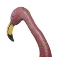 thumbnail image 5 of DecMode Coastal Outdoor Metal Standing Pink Flamingo Garden Sculpture, Set of 2 10"W x 38"H, 5 of 13