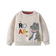 thumbnail image 2 of Sudaderas con capucha para niñas de 2 a 7 años con diseño de dinosaurios y para saltar, ropa bonita para niñas pequeñas, camisetas deportivas para otoño y primavera, 2 of 5