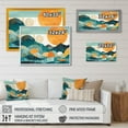 thumbnail image 4 of DESIGN ART Designart "Blue Sky Mountain" Landscape Mountains Canvas Wall Art 40 in. wide x 30 in. high, 4 of 5