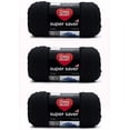 thumbnail image 1 of Yarn Red Heart Super Saver Black, 198 g/333 m, acrílico, paquete de 3 unidades, 1 of 9