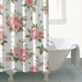 thumbnail image 4 of Pioneer Flower Floral Print Pattern Shower Curtain 72"x84" ,Bathroom Decorative Shower Curtains Set with 12 Hooks,Modern Waterproof Washable Shower Curtain, 4 of 6