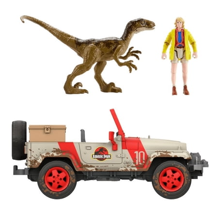 Jurassic World Risky Rescue Pack Dr Ellie Sattler Action Figure Dinosaur Playset