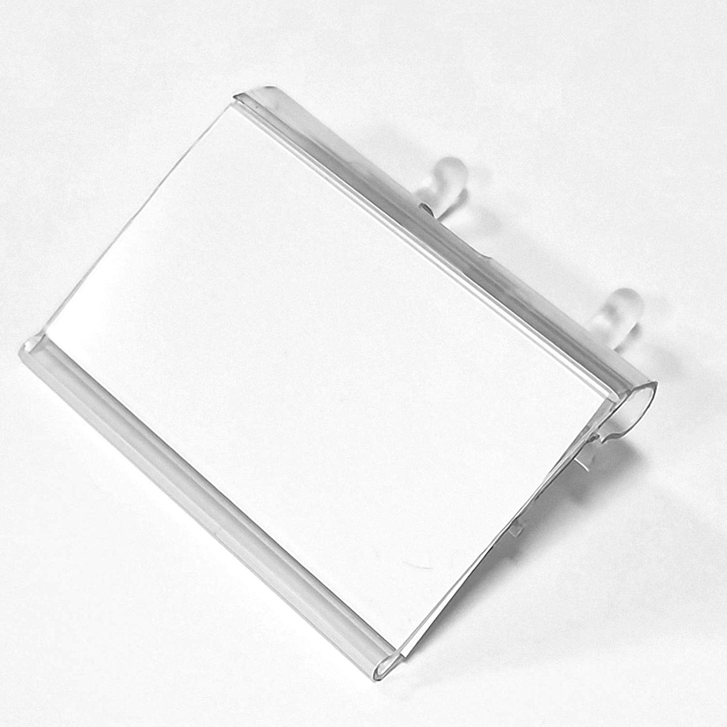 Pegboard Label Holder, Scannable UPC Ticket Display with Slot ...