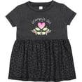 thumbnail image 3 of Inktastic Grampy's Girl Heart Flowers Girls Baby Dress, 3 of 5