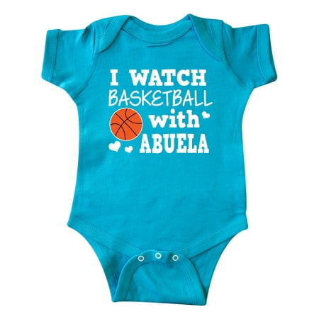 

Inktastic I Watch Basketball with Abuela Gift Baby Boy Bodysuit
