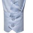 thumbnail image 3 of IYTR Mens Shirts Long Sleeve Shirts Casual Button-Up Turndown Collar Tops Formal Commuter Shirts Fall Fashion Solid Color Blue XL, 3 of 6