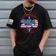 thumbnail image 2 of Leey-World Us 250th Anniversary Shirt Eagle and Flag 250 Years 1776-2026 250th Birthday T-Shirt(Black,L), 2 of 5