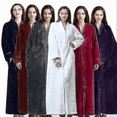 thumbnail image 1 of Peignoir en Polaire pour Femmes Long avec Fermeture Éclair, 1 of 4