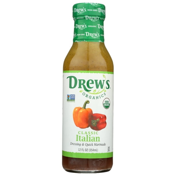 Drew'S Organics, Organic Dressing & Quick Marinade, Classic Italian, 12