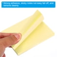 thumbnail image 4 of Uxcell 4" x 3" Sticky Notes, Bright Color Self-Stick Note Pads 100 Sheets/Pad, Yellow, 6 Pack, 4 of 5