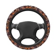 thumbnail image 3 of Bingfone A Cup Of Black Coffee On A Saucer Steering Wheel Cover - Universal 15 Inches Car Steering Wheel Covers Grip Auto Internal Accessories, 3 of 7