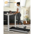 thumbnail image 2 of Walking Pad, Under Desk Treadmill, 2.25HP, 256 Lb Capacity, 1-6KM/H Adjustable Speed, Portable Mini Treadmill with Remote Control LED Display, Walking Jogging Machine for Home/Office, 2 of 7