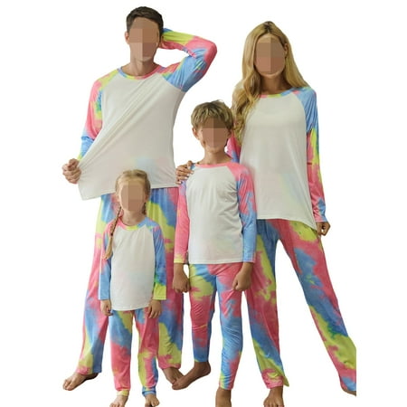 

Baby Baby Tie Dye Family Jammies Matching Holiday Organic Cotton Pajamas