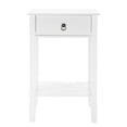 thumbnail image 3 of Fithood FCH Two-layer Bedside Cabinet Coffee Table with Drawer White, 3 of 5