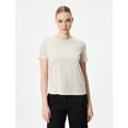 thumbnail image 5 of Cotton Short Sleeve Crew Neck Basic T-Shirt, 5 of 6