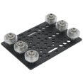 thumbnail image 4 of V Gantry Panel Kit, Wear Resistance Black Anodized Aluminum Gantry Plate  For CNC Lathe For Milling Machine Transparent Pulley, 4 of 8