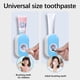 thumbnail image 4 of Wall Mounted Toothbrush Shelf Bathroom Hole Free Lazy Toothpaste Toothbrush Shelf Scratch Free Sticker Automatic Toothpaste Dispenser Deals Of The Day Clearance, 4 of 9
