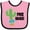 Pink and Black, variant on Inktastic Free Hugs with Cactus Plant Boys or Girls Baby Bib